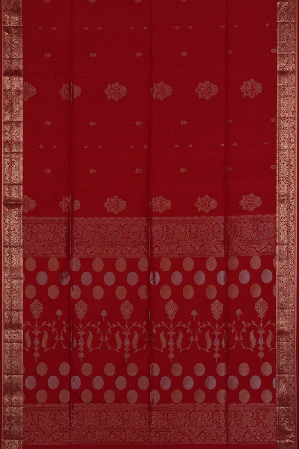 Image of South Silk Red Saree